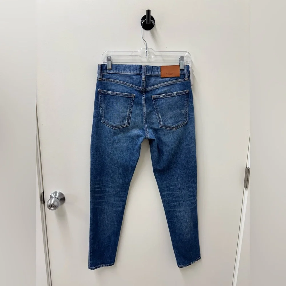 Moussy Vintage Women's Mid-Rise Skinny Jeans in Dark Wash - Picture 5 of 5